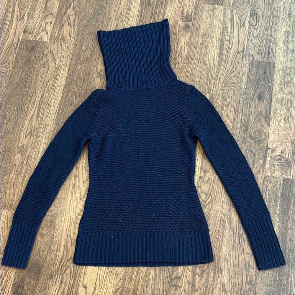 Banana Republic Deep Blue Turtleneck Sweater
